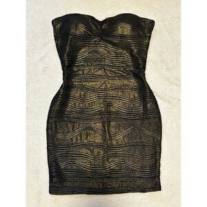 vintage wetseal ruched mcbling strapless dress!